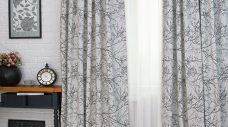 Decorative curtains Arce gris