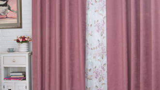 Decorative curtains Flower Shinil roza